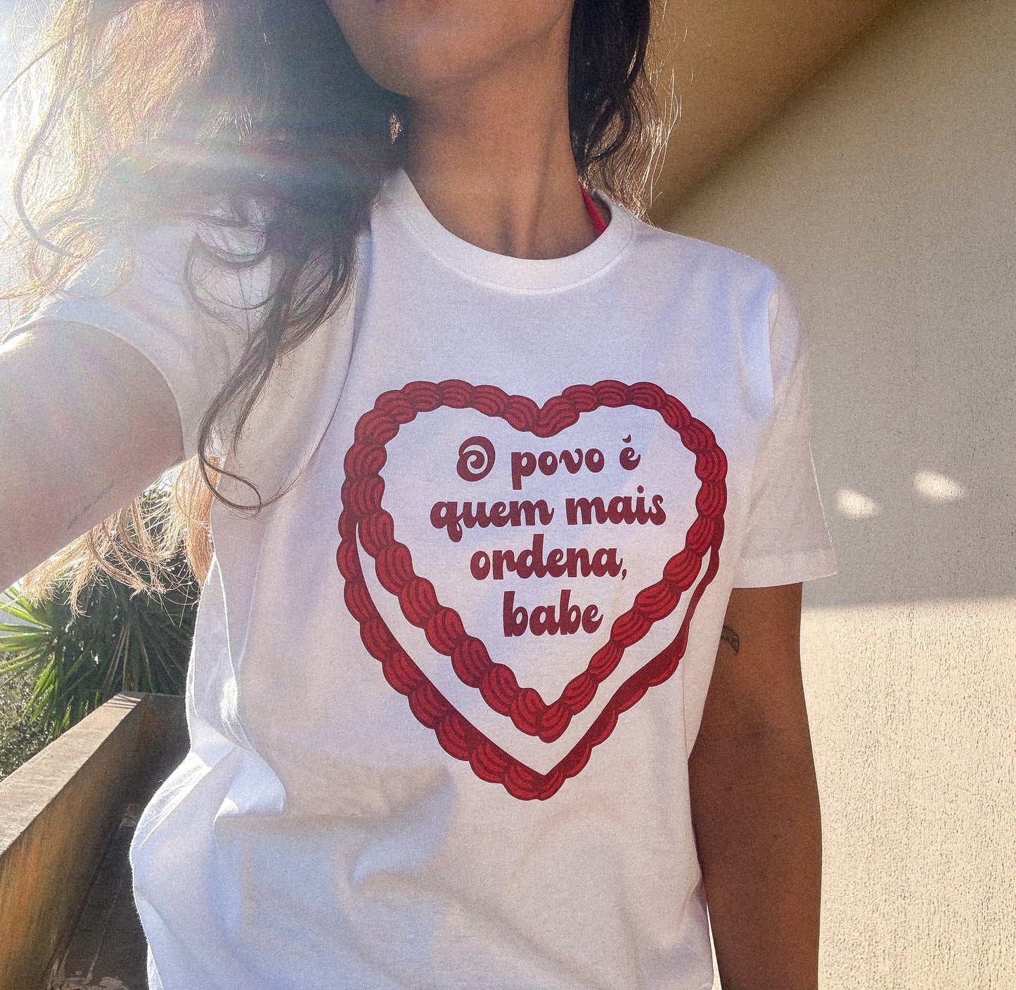 T-shirt - o povo é quem mais ordena, babe