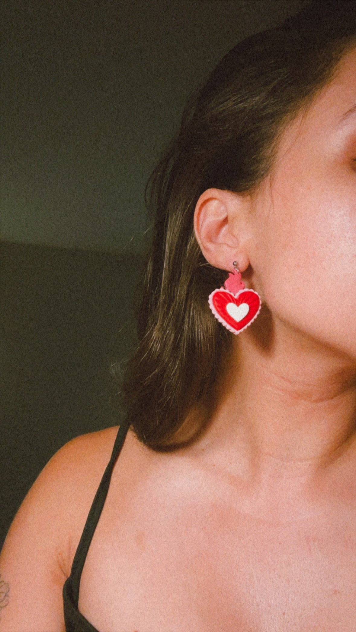 Flamed heart