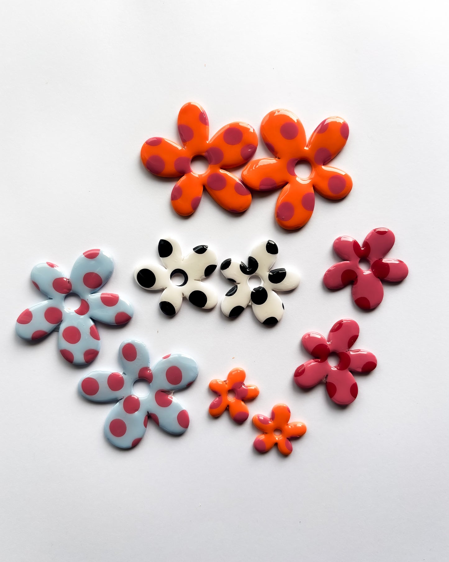 Polka dot flowers